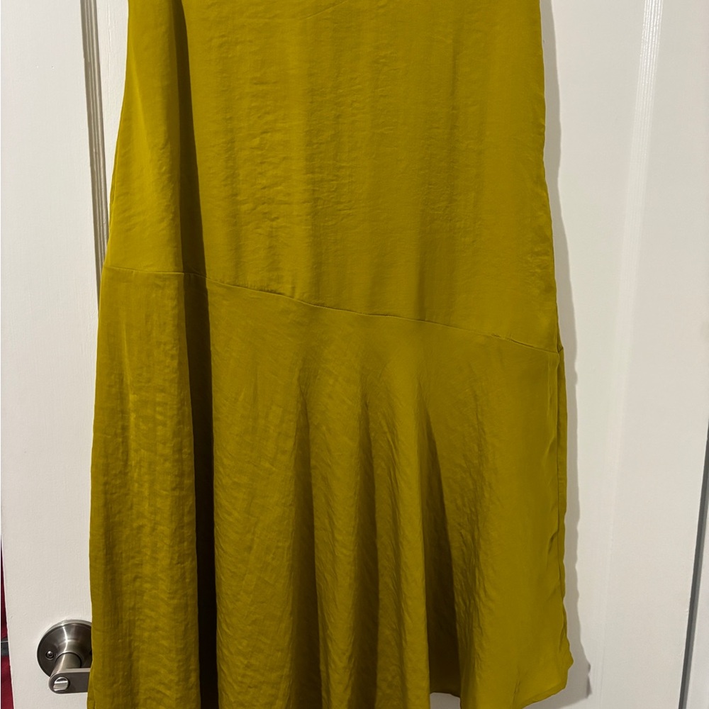 American Eagle Outfitters Asymmetrical Mustard Skirt
